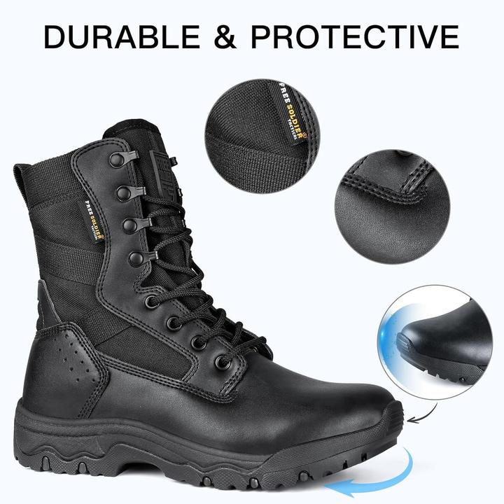 Actual product image Free Soldier Tactical Boots (40)