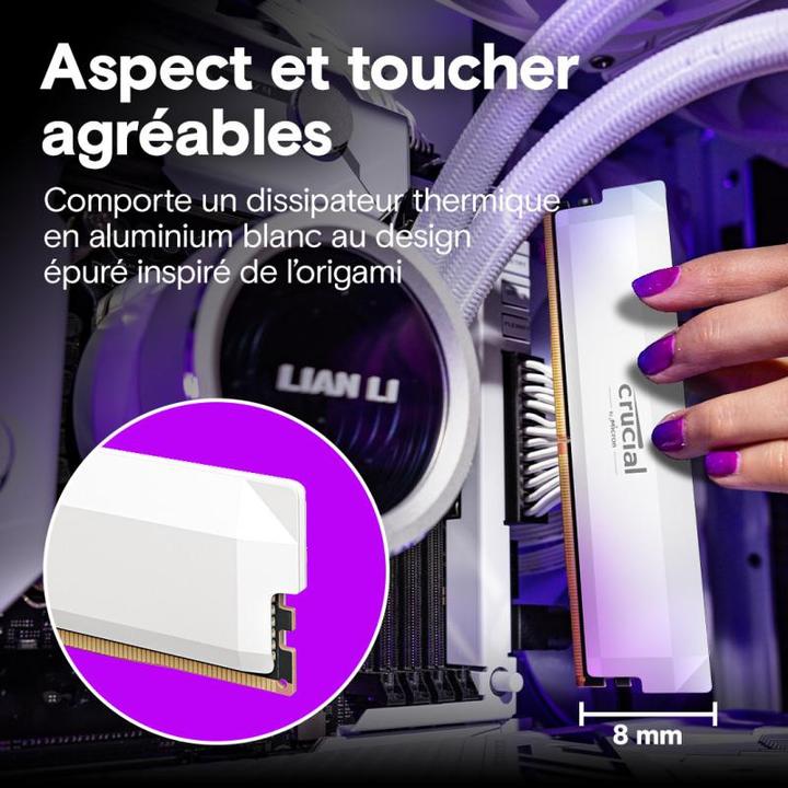 Actual product image Crucial Pro (2 x 32GB, 6000 MHz, DDR5-RAM, U-DIMM)