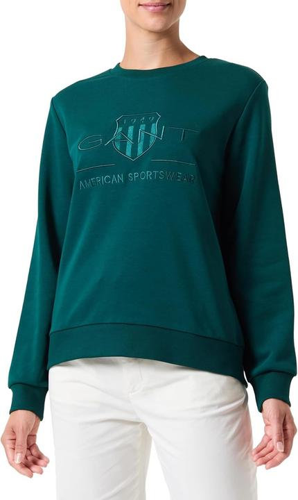 Produktbild GANT REG Tonal Shield C-Neck Sweat, deep forest, M (M)