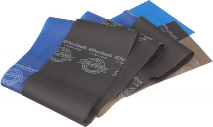 Produktbild TheraBand Übungsbänder Set (1.50 m, Extra Stark, Spezial Stark)