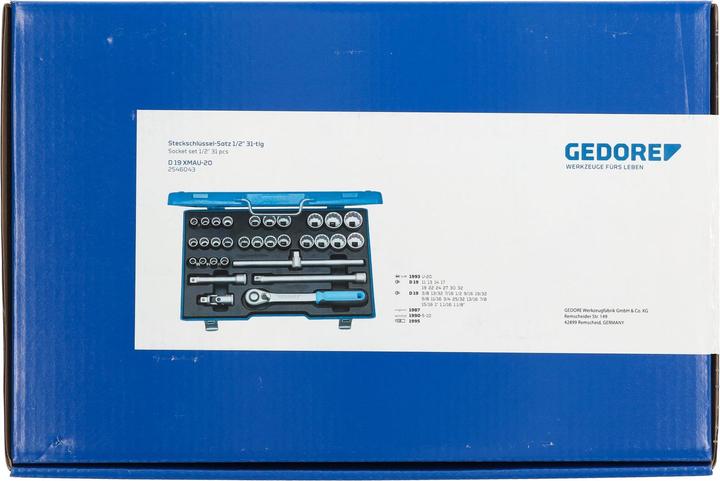 Image du produit Gedore Jeu de clés à douille métrique