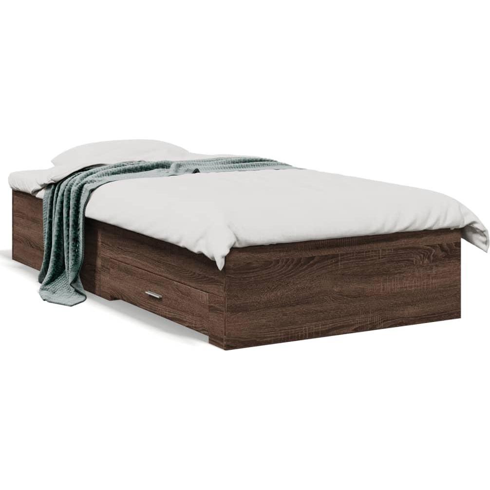 VidaXL, Bett, Bettgestell mit Schubladen (75 x 190 cm)