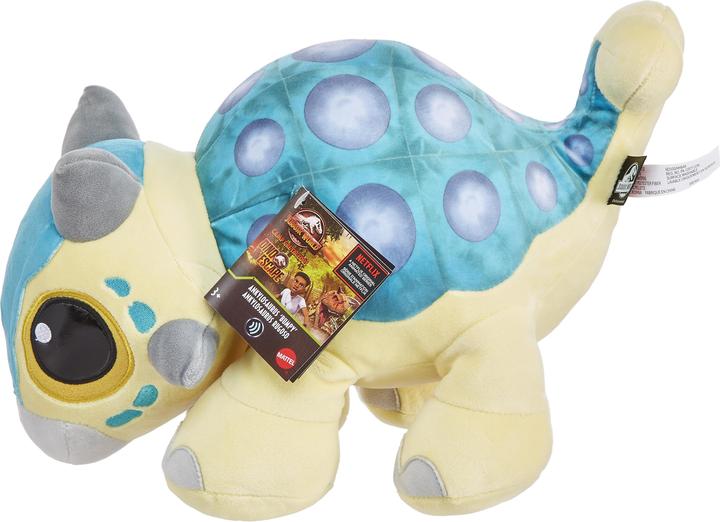 Actual product image Jurassic World Ankylosaurus Bumpy Functional Plush (38 cm)