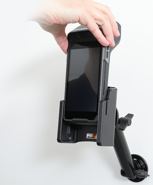 Actual product image Brodit Holder passive myPOS Carbon