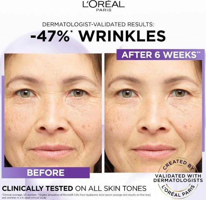 Immagine prodotto L'Oréal Paris Revitalift Filler 1,5% Siero di Acido Ialuronico (15 ml)