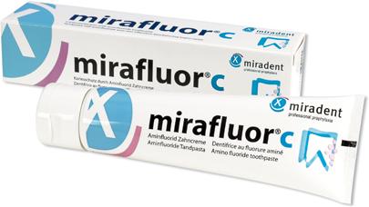 Produktbild Herba Miradent Mirafluor c Aminfluorid Zahncreme (100 ml)
