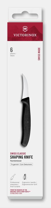 Produktbild Victorinox Tourniermesser Swiss Classic 6 Stück, Schwarz, 6 cm (6 cm)