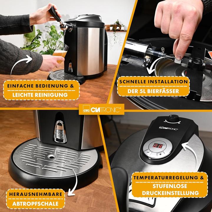 Actual product image Clatronic BZ 3740 Beer dispenser