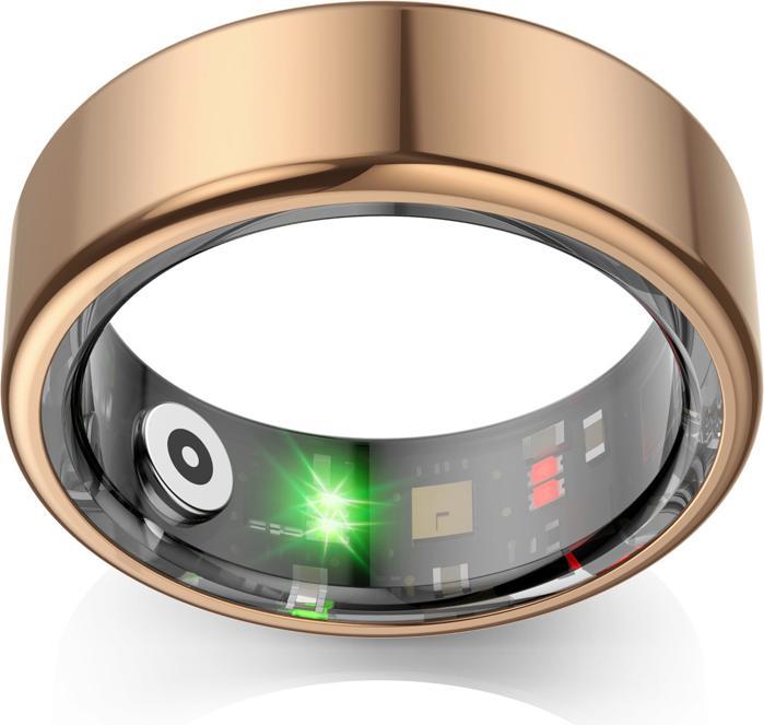 Actual product image Maxlife smart ring MXSR-100 gold size 9 (9, Gold)