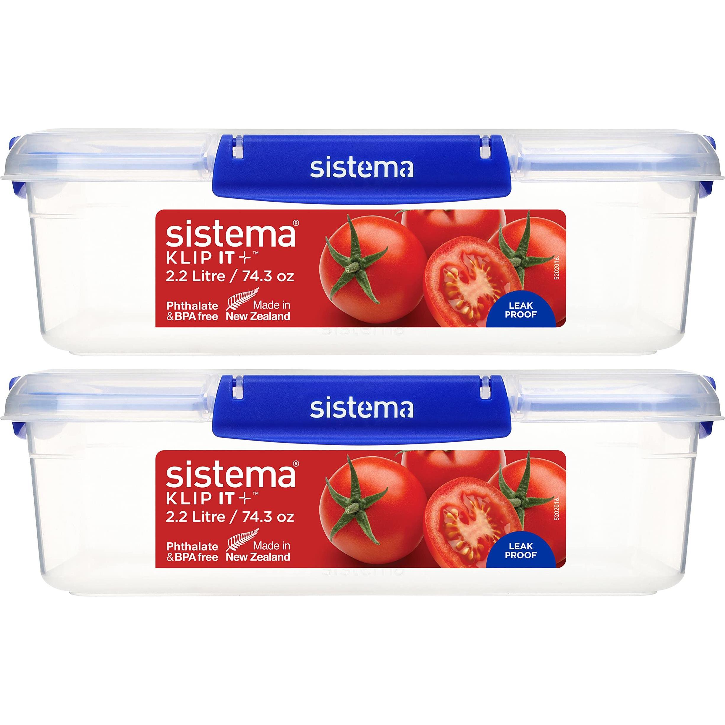 Thumbnail - Sistema Rectangle Klip It Plus 2Pack 2.2L, Vorratsbehälter, Blau