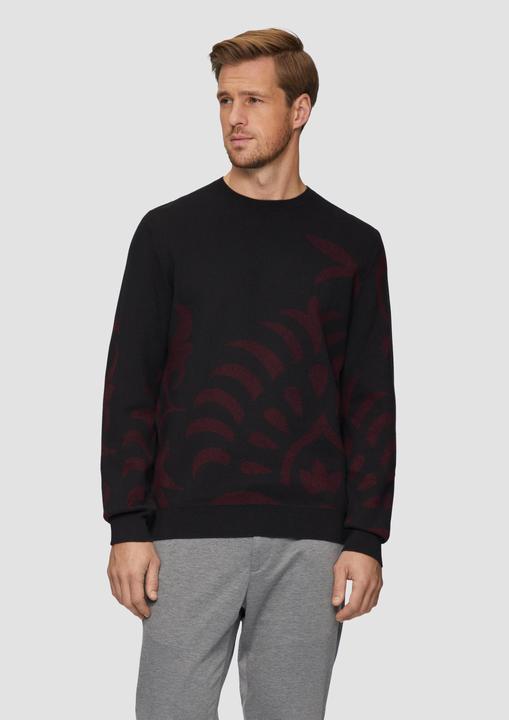 Image du produit S.Oliver Strickpullover Strickpullover mit Jacquard-Muster (S)