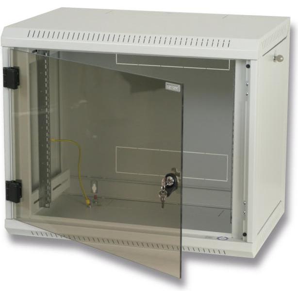 Triton RUA-18-AS4-CAX-A1 - 19" Wandverteiler, 18 HE, 395 mm Tiefe (18 HE, 19 Zoll Rack), Serverschrank, Grau