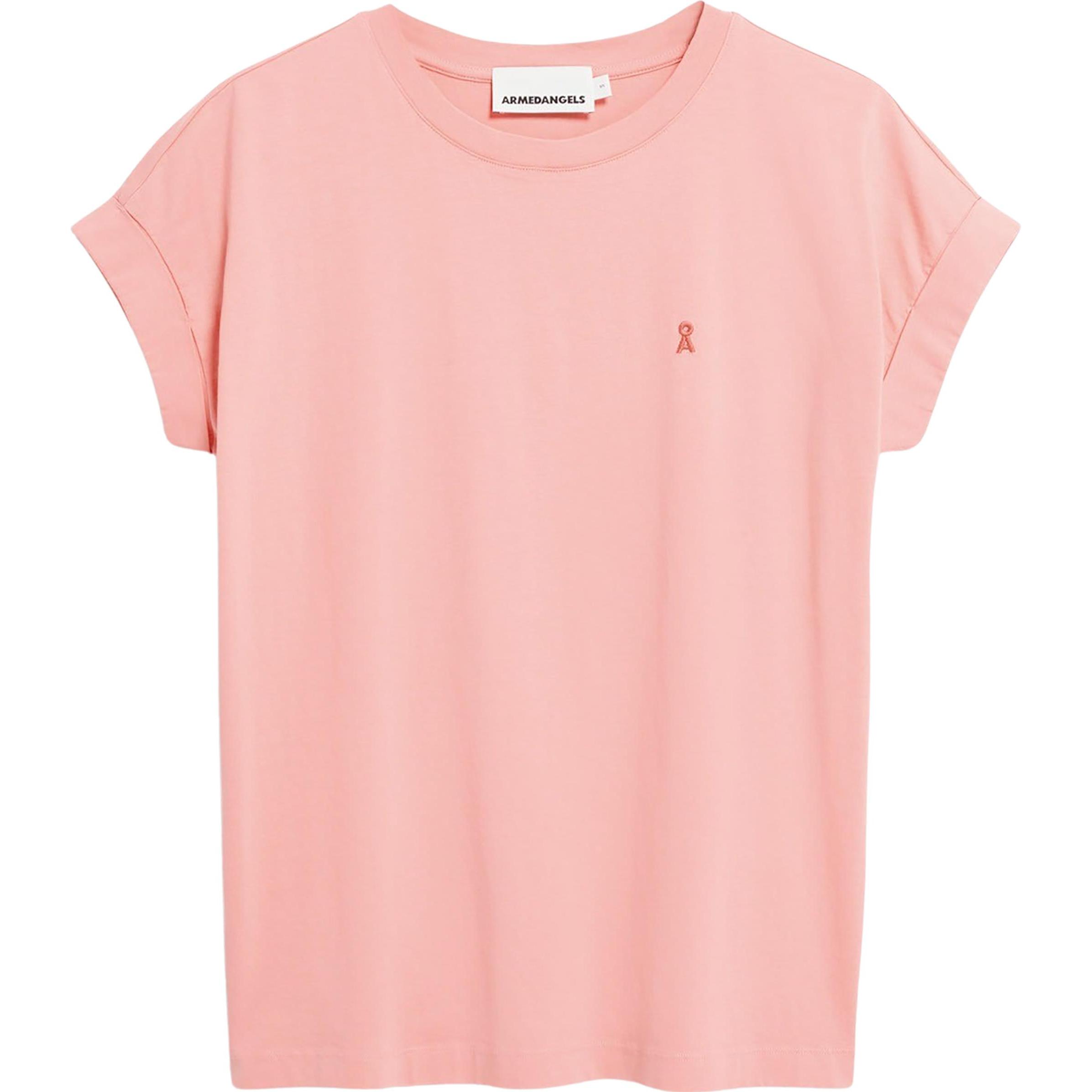 Armedangels, Damen, Shirt, Women's Idaa Logo, Rosa, (L)