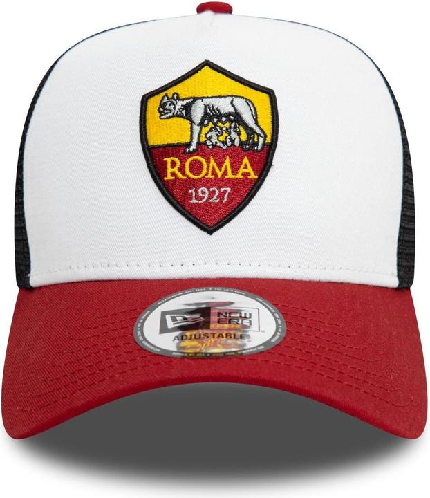 Image du produit New Era A-Frame Mesh Trucker Cap - AS Roma blanc