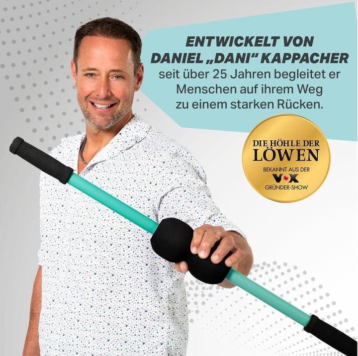 Produktbild BackDani Wirbelsäulentrainer türkis/schwarz