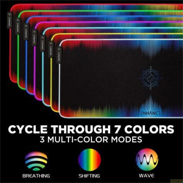 Image du produit Enhance LED Mouse Mat Multicolor