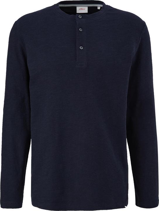 Produktbild s.Oliver T-Shirt Sweater mit Henleyausschnitt (S)