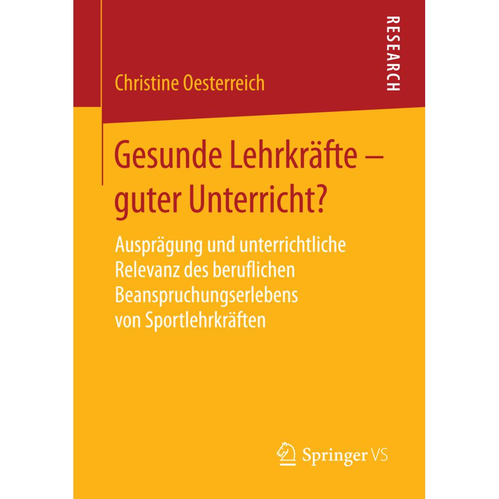Gesunde Lehrkräfte - guter Unterricht?, Fachbücher