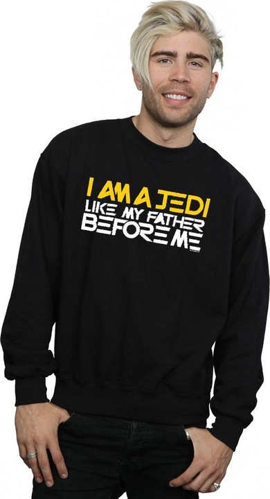 Actual product image Star Wars Mens I Am A Jedi Sweatshirt (3XL)