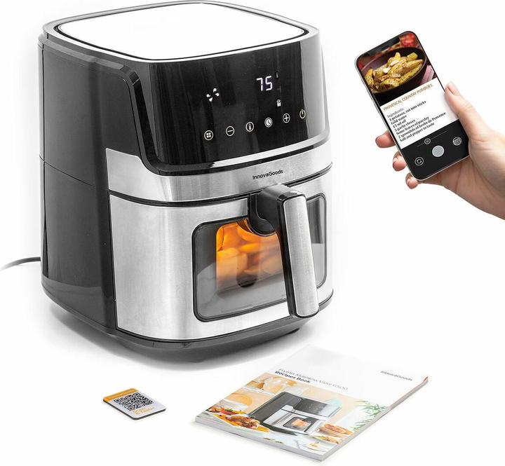 Immagine prodotto InnovaGoods Friggitrice ad aria calda Fryinn View 6500 1700 W 6,5 L Noble
