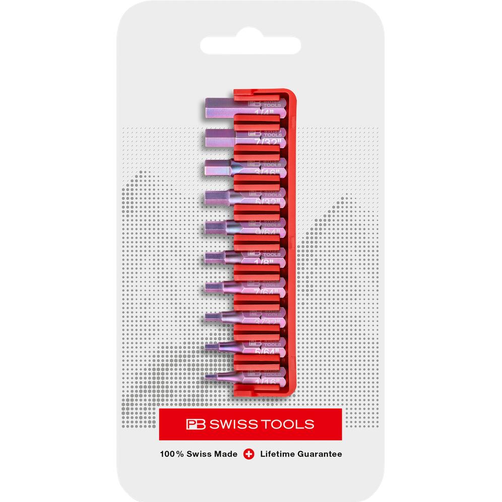 Thumbnail - PB Swiss Tools, Bits, Bitset PB C6.711 CN (Innensechskant HX 1/16; HX 5/64; HX 3/32; HX 7/64; HX 1/8, HX 9/64; HX 5/35; ...
