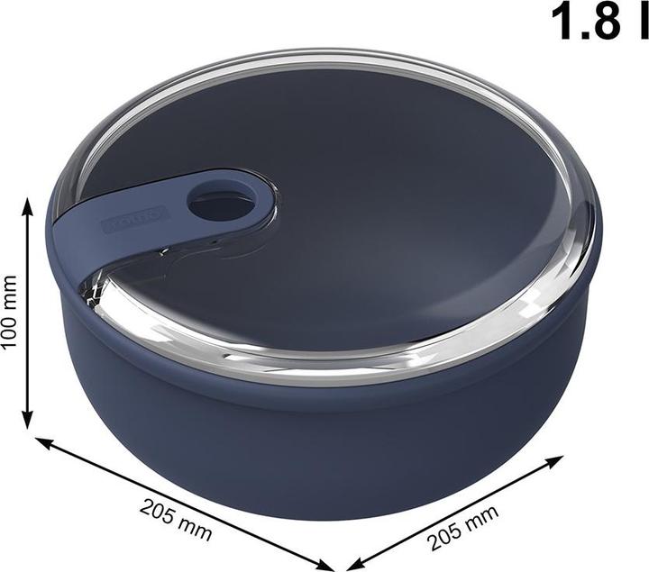 Produktbild Rotho Frischhaltedose rund 1,8 l ELA (1.80 l)