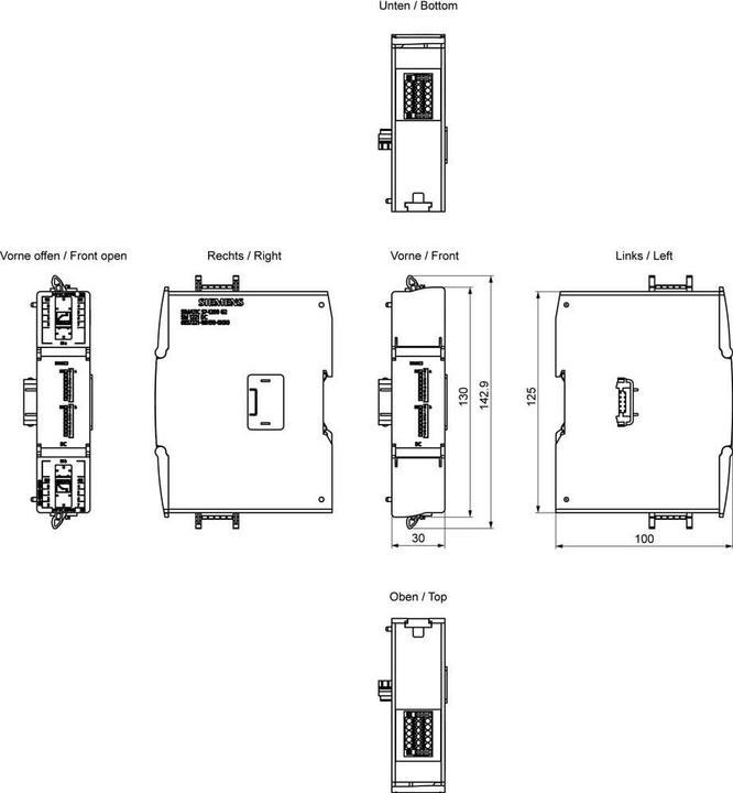 Actual product image Siemens SIMATIC 6ES7221-1BH50-0XB0 S7-1200 G2 SM 1221 DI 16x 24VDC