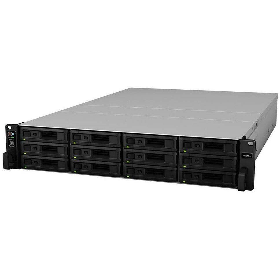 Synology RS3618xs (0 TB), NAS, Schwarz