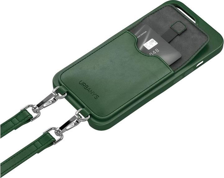 Produktbild Urbany's Necklace Case Handykette+ RACING GREEN iPhone 17