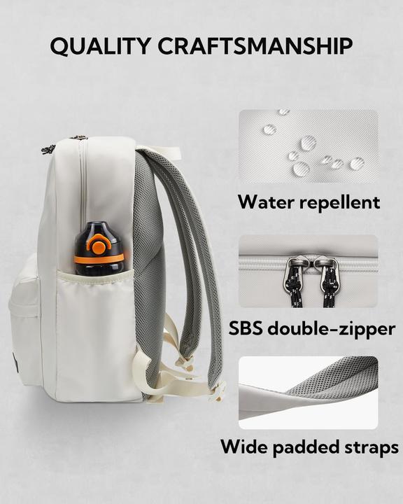 Image du produit Only-Bags.Store Sac à dos scolaire léger : sac d'école décontracté avec compartiment pour ordinateur portable sac à (20 l)