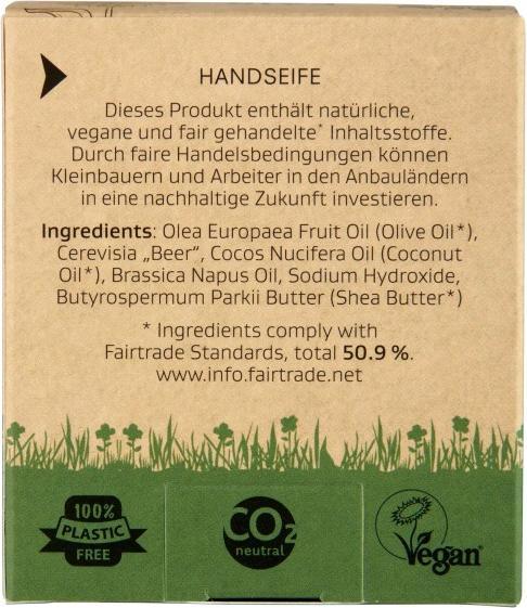 Produktbild Fair Zone Ökologische Gärtnerseife - 160g - (Handseife Nachfüllpackung)