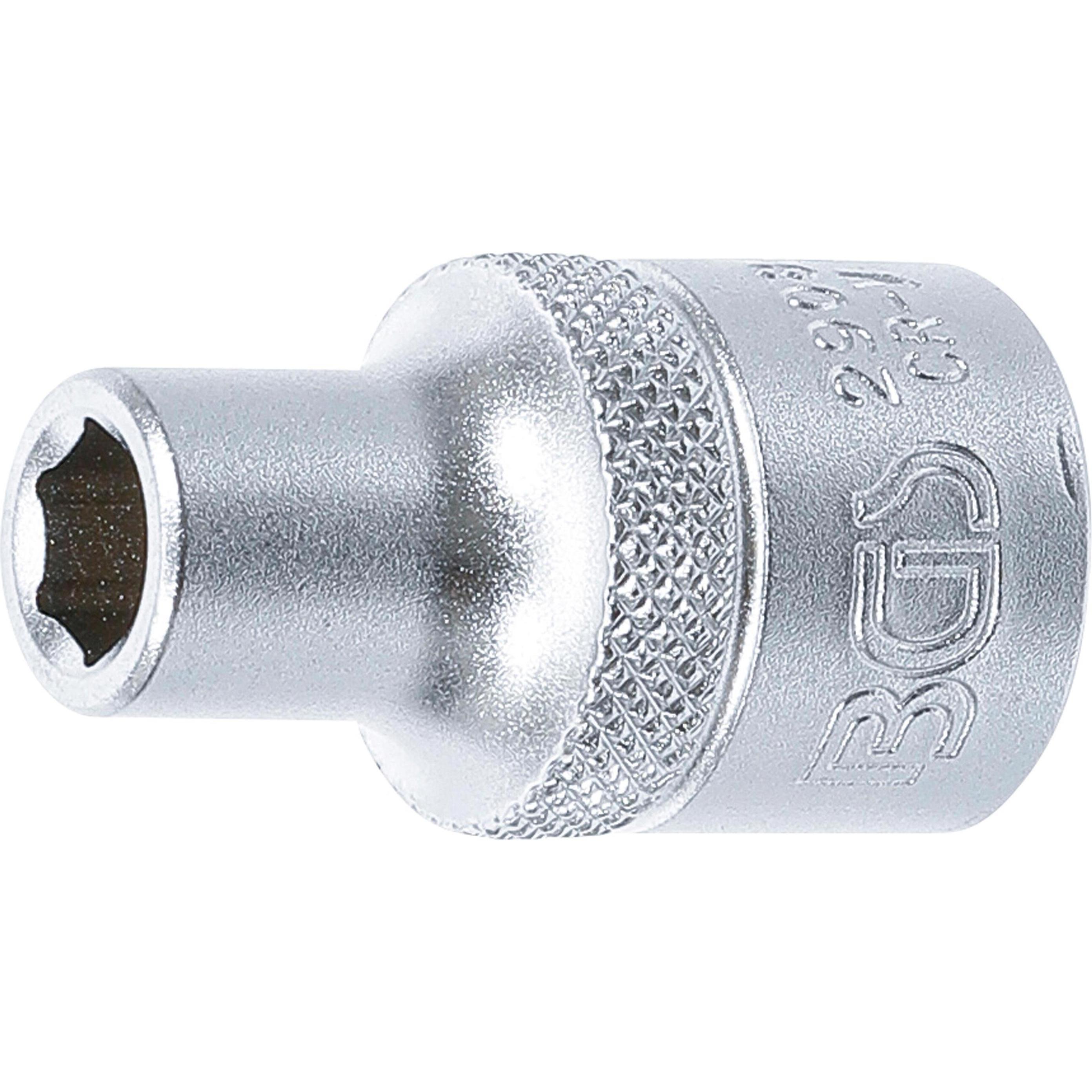 BGS, Steckschlüssel + Stecknuss, Steckschlüssel-Einsatz Sechskant Antrieb Innenvierkant 12,5 mm (1/2") SW 8 mm (8 mm)