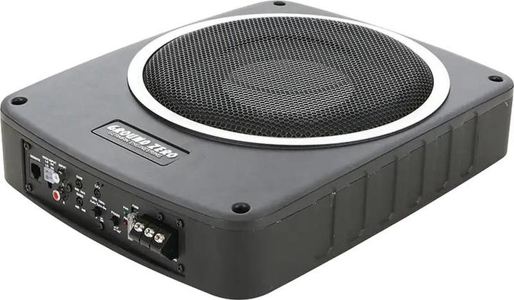 Actual product image Ground Zero GZCS SW -800A - Autosubwoofer - 20 cm / 8inch Active Subwoofer - Underseat - 180 Watt Pe