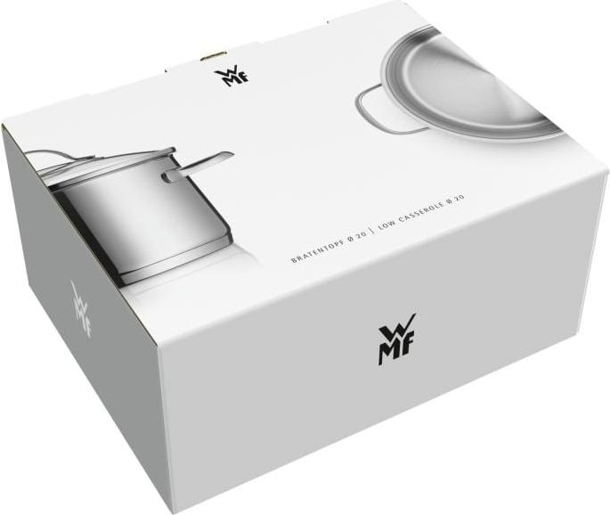 Productafbeelding WMF Kookpan Koekenpan Inductie 20cm Glazen Deksel 2,5l Provence Plus Roestvrij Staal (20 cm, Braadpan + kasserol, Roestvrij staal)