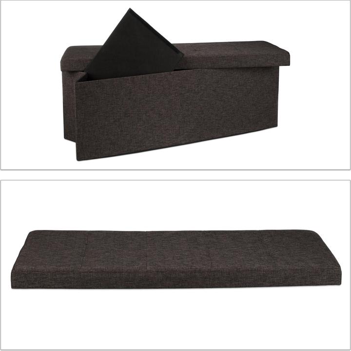 Produktbild Relaxdays Faltbare Sitzbank (114 cm)