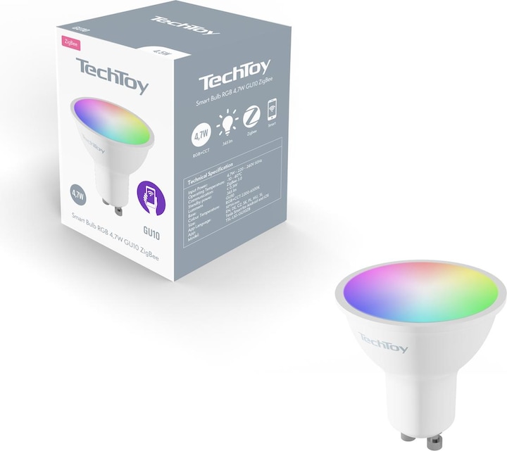 Produktbild Tesla TechToy (GU10, 4.70 W, 345 lm, 1 x, F)
