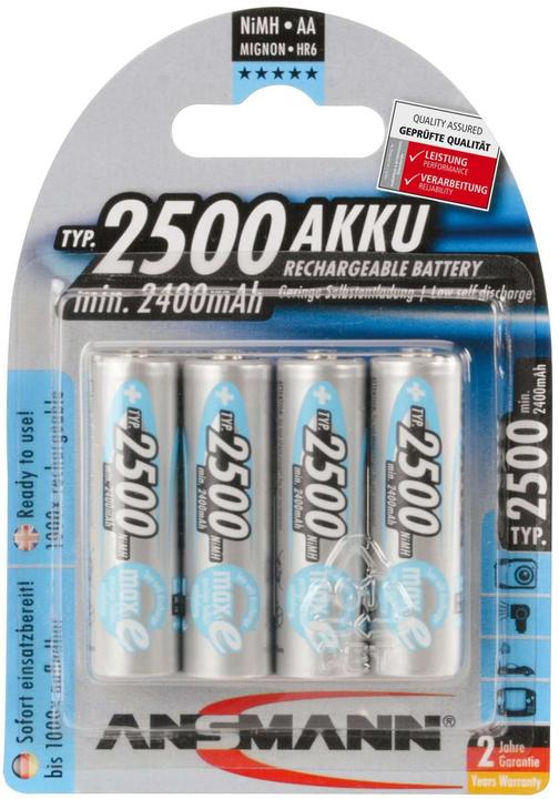 Produktbild Ansmann AA (4 Stk., AA, 2500 mAh)