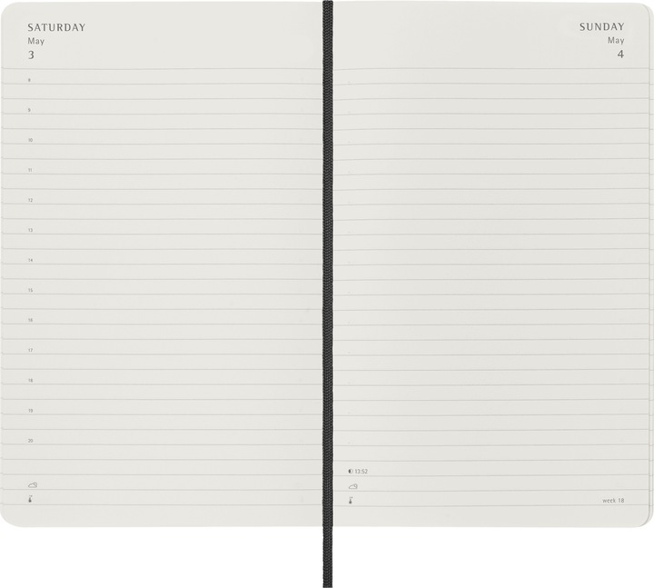 Produktbild Moleskine Tageskalender (A5, Englisch)