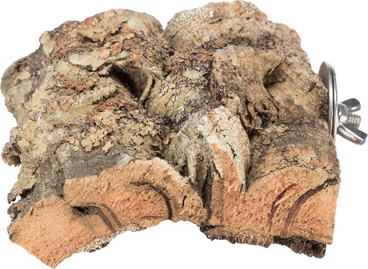 Trixie Landing area with screw attachment, cork, 8 × 12 cm