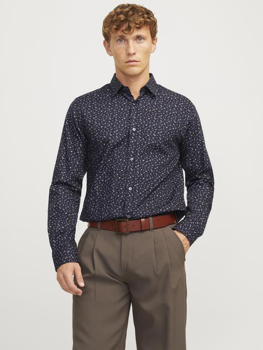 Produktbild Jack & Jones Jprblaleeds Print Dobby L/S Shirt Ln (S)