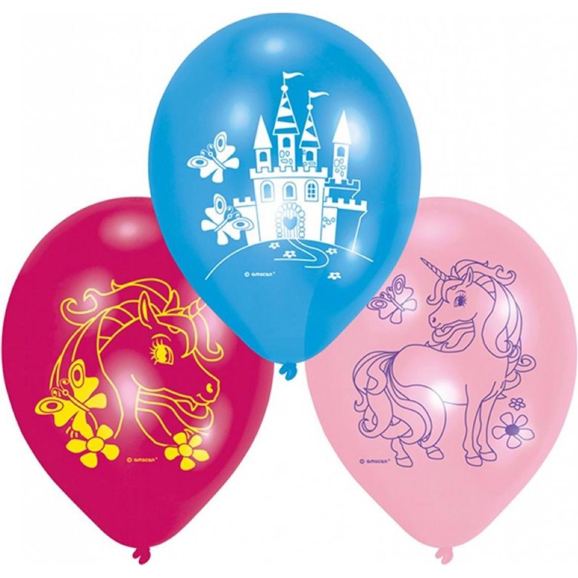 Amscan Ballone Einhorn (6 x) (39273)