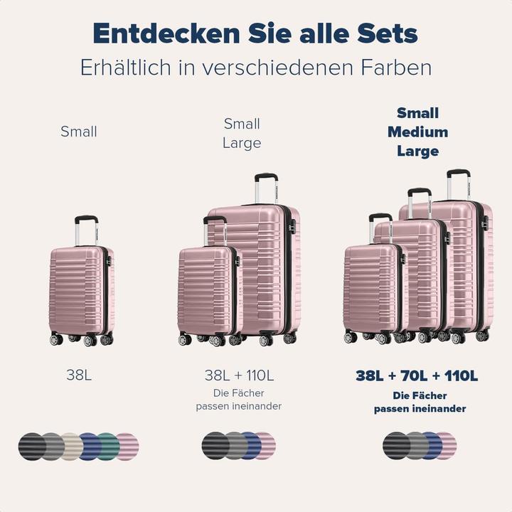 Produktbild Trvlmore 3-teiliges Kofferset