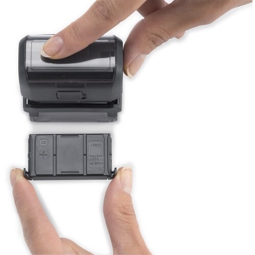 Image du produit Trodat TypomaticLine Printy 4.0, tampon auto-encreur pour un réglage automatique.