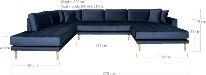 Actual product image House Nordic lido (Sofa landscape)