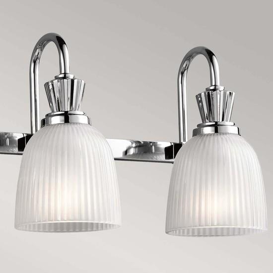 Thumbnail - Elstead Lighting, Wandleuchte + Deckenleuchte, Cora LED Wandleuchte G9 4-fach Poliertes Chrom IP44 (1280 lm, G9)
