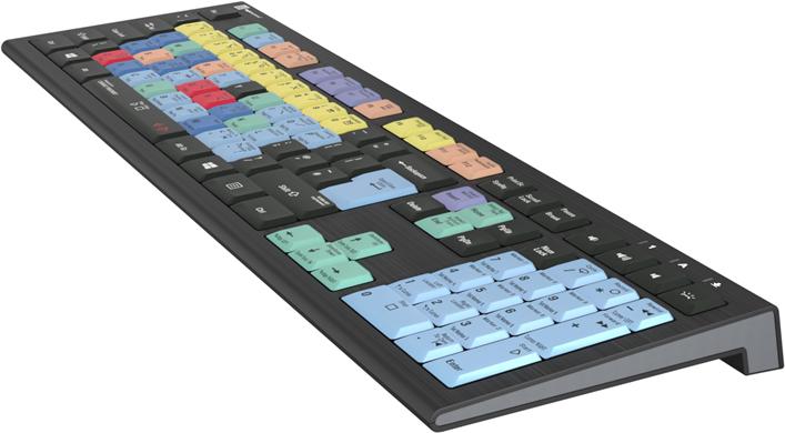 Actual product image Logickeyboard Cubase/Nuendo Astra2 BL English (PC) (Eng. Int., Cable)