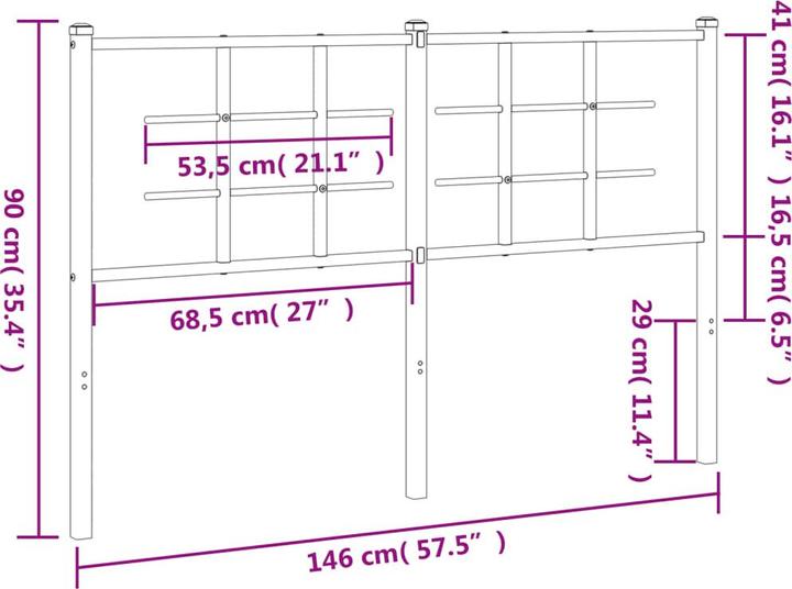 Actual product image VidaXL Interpreter (140 x 3 x 90 cm)