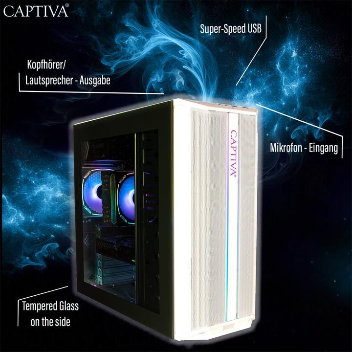 Actual product image Captiva Advanced Gaming R94-829 Ryzen 5 RTX 5060 (1000 GB, 16 GB, AMD Ryzen 5 5600, GeForce RTX 5060)