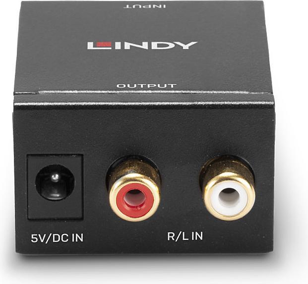 Immagine prodotto Lindy ADC da fono a Toslink (ottico) e coassiale (Analogico -> Digitale)