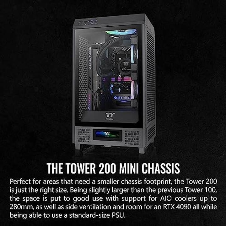 Actual product image Thermaltake Tower 200 (Mini-ITX)
